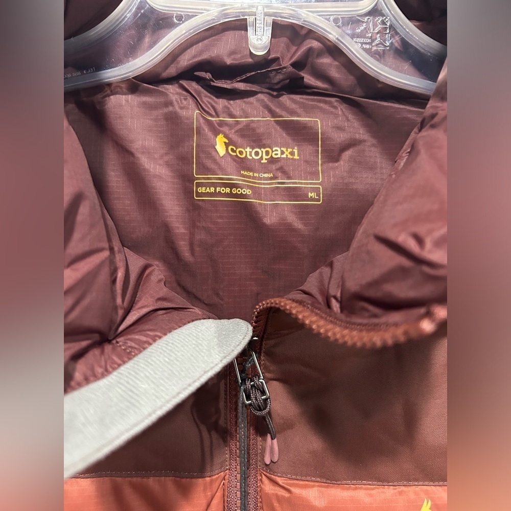 Cotopaxi Men's Large Solazo Down Vest Chestnut NWT Durable Water Resistant - Picture 7 of 9